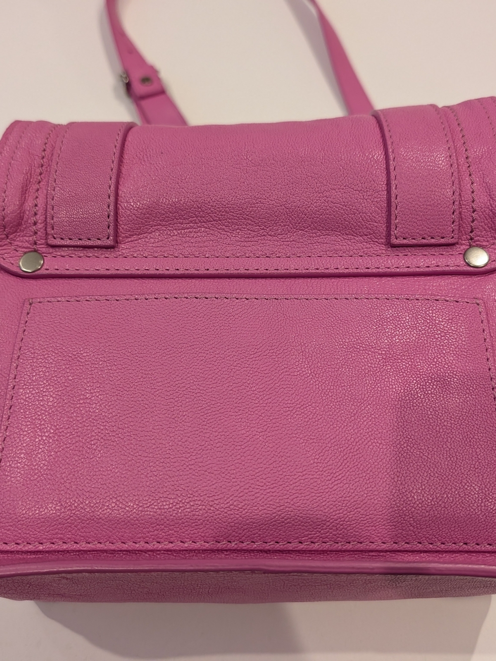 Proenza Schouler PS1 Mini Pink Leather Crossbody, Authentic - Picture 10 of 16